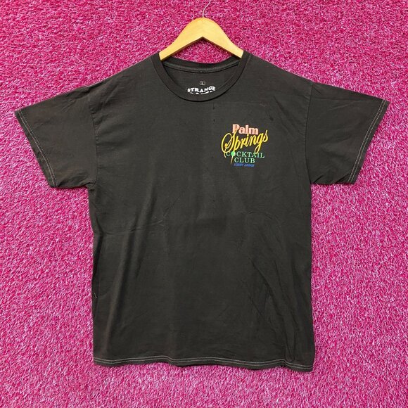 Strange Daze Palm Springs Cocktail Club T-Shirt Large - Picture 2 of 5